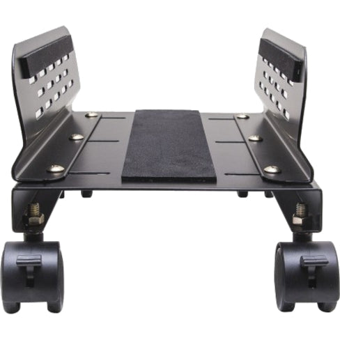IO Crest Slim PC or UPS Metal Floor Stand with Adjustable Width and Caster Wheels SY-ACC65093