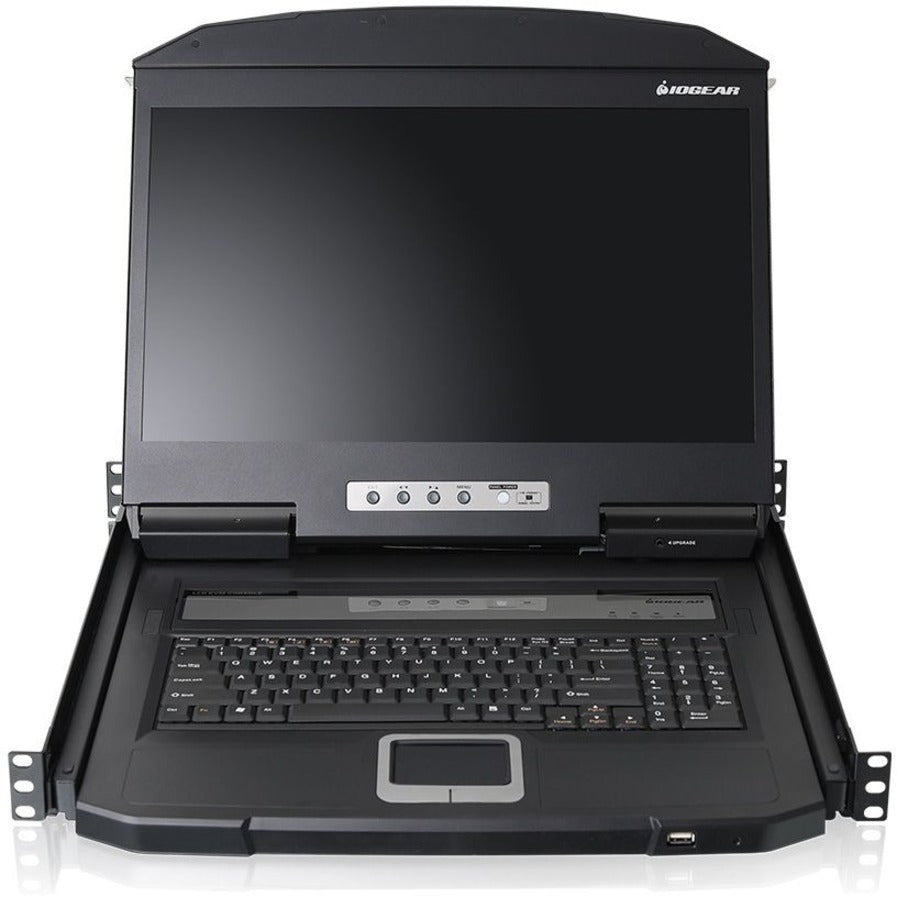 IOGEAR 18.5 Widescreen Short Depth LCD Console" GCL1900W