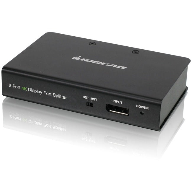 IOGEAR 2-Port DisplayPort 1.2 Graphics Splitter / Multi-Monitor MST Video Hub GDPSP2