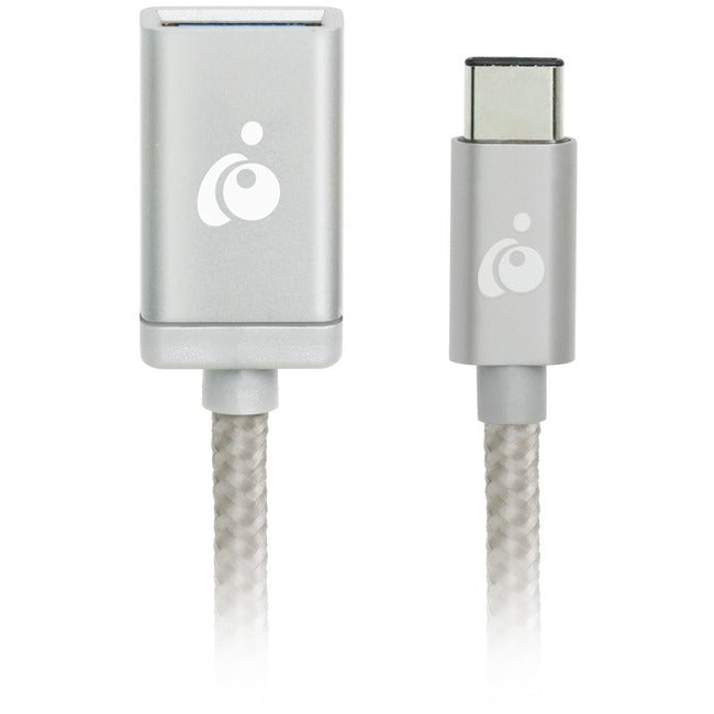 Iogear Charge & Sync Usb-C To Usb Type-A Adapter - Silver