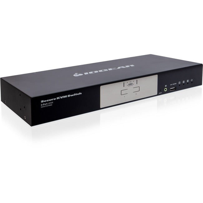 IOGEAR GCS1312TAA3 2-Port HDMI Secure KVM Switch - TAA Compliant NIAP Certified | TechSoft