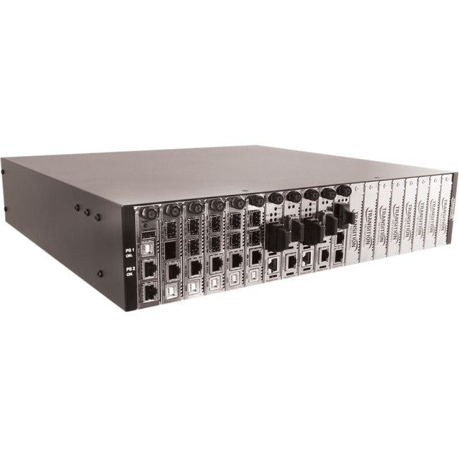 ION219 Media Converter Chassis - High-Density Rack Mount Network Infrastructure | TecISoft ION219-A-NA