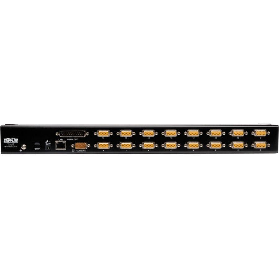 IP KVM Switch - 16-Port 1U Rack Mount Remote Access | Tripp Lite by Eaton B022-U16-IP