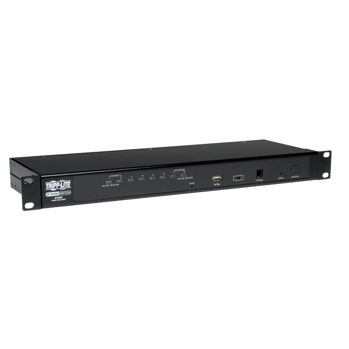 IP KVM Switch 8-Port 1U Rack-Mount - NetDirector Remote Server Management | Tripp Lite Eaton B022-U08-IP