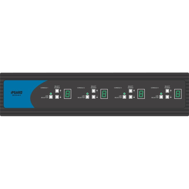 IPGARD SDVN-44-X 4-Port Secure DVI-D Matrix KVM with CAC - Government Security | SMARTAVI