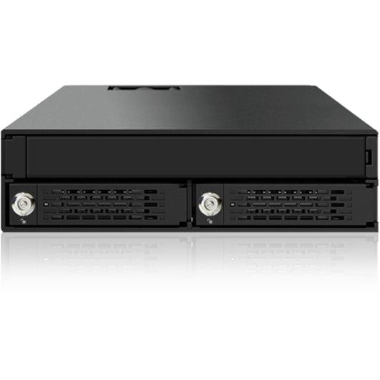 Icy Dock Mb994Iko-3Sb Rugged Full Metal 2 Bay 2.5 Inch Sas/Sata Hdd & Ssd Backplane Cage With Slim