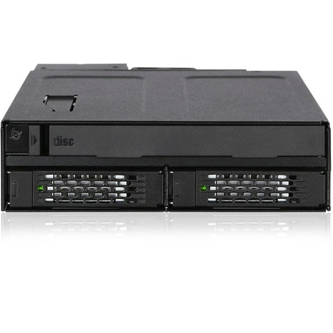 Icy Dock Tougharmor Mb602Spo-B Drive Enclosure For 5.25" - Serial Ata/300 Host Interface Internal - Black