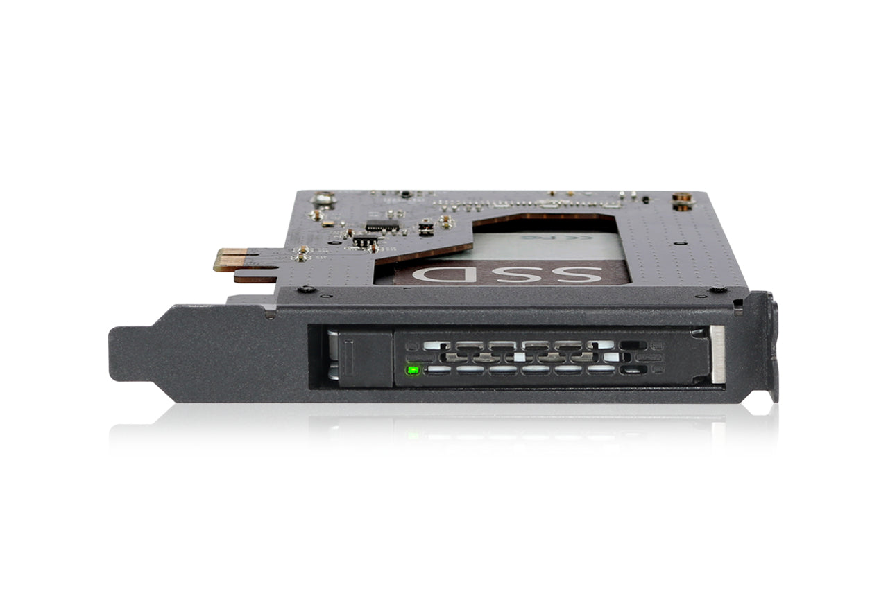 Icy Dock ToughArmor MB839SP-B Drive Slot Adapter - PCI Express 2.0 x1 Host Interface Internal - Black