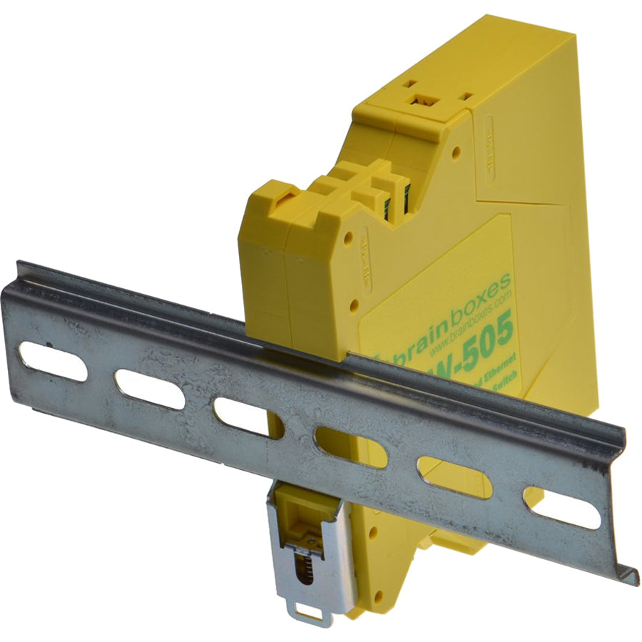 Brainboxes Industrial Compact Ethernet 5 Port Switch DIN Rail Mountable SW-505
