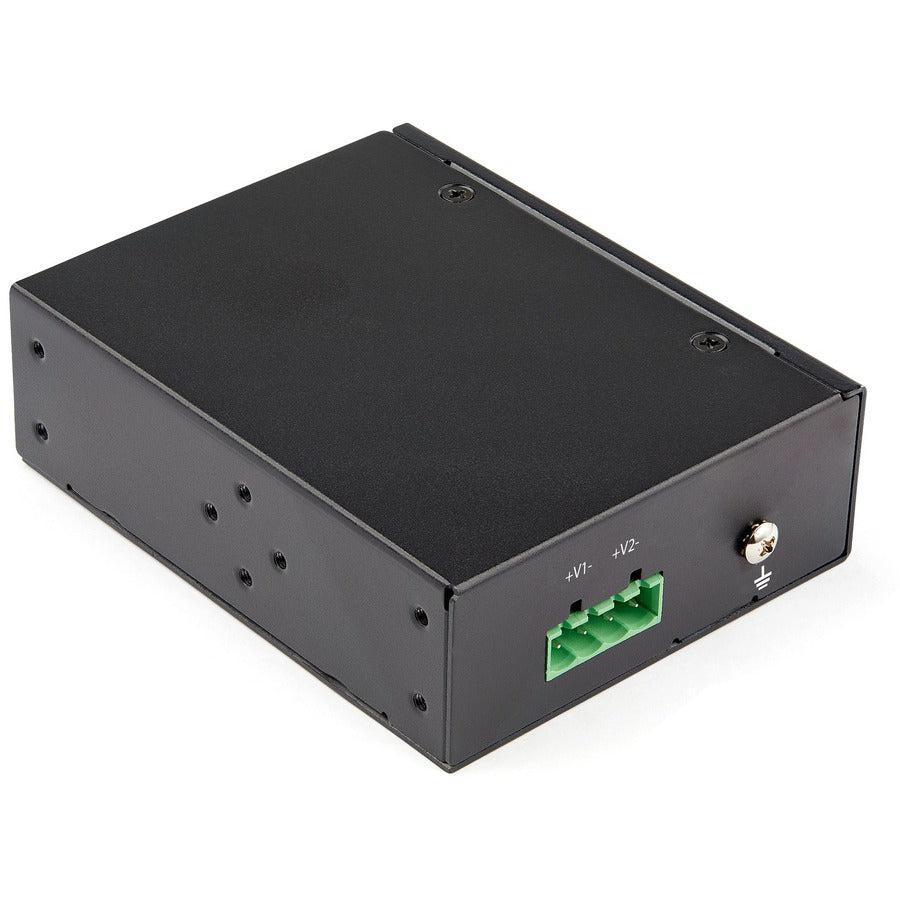 Industrial PoE Switch 5 Port Gigabit - Rugged Hardened Network Switch | tecisoft.com IESC1G50UP