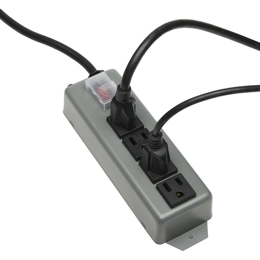 Industrial Power Strip - Tripp Lite Waber 4-Outlet All Metal Housing | Tecisoft UL603CB-6