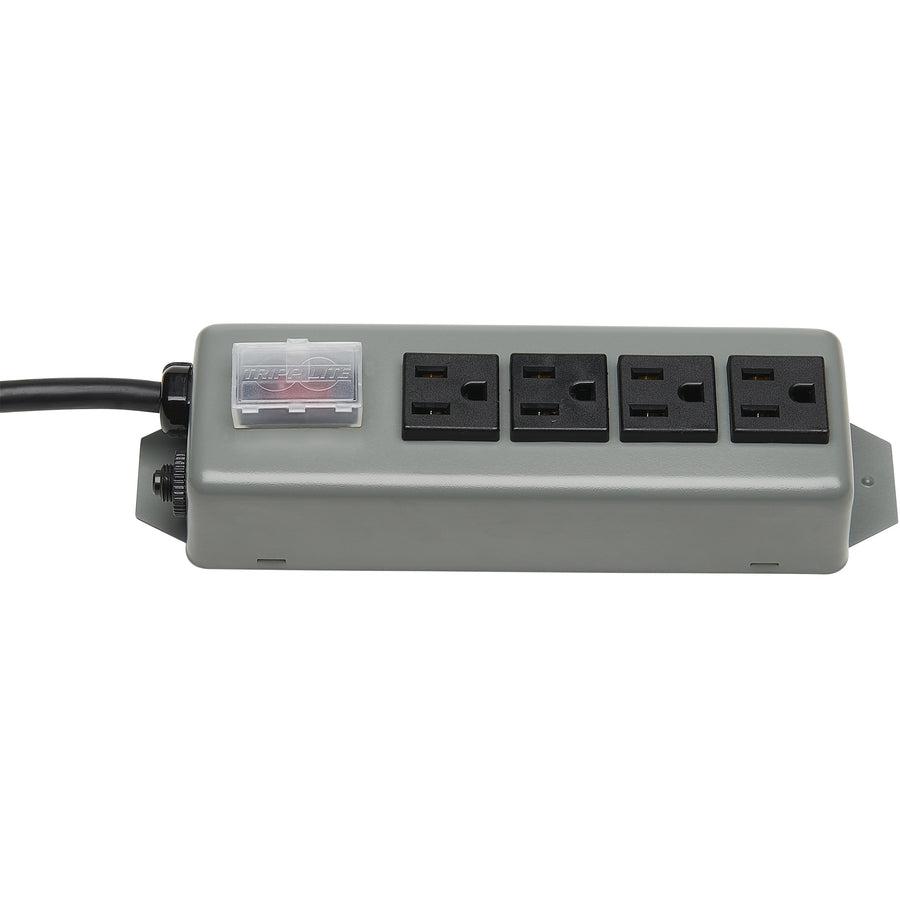Industrial Power Strip - Tripp Lite Waber 4-Outlet All Metal Housing | Tecisoft UL603CB-6