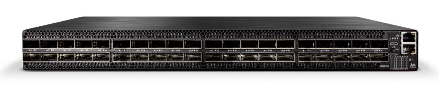 InfiniBand Switch HDR - Mellanox Quantum QM8700 200Gb/s 40 Port | TechSoft MQM8700-HS2F