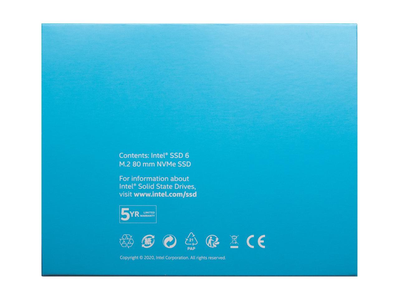 Intel 670P Series M.2 2280 1Tb Pcie Nvme 3.0 X4 Qlc Internal Solid State Drive (Ssd) Ssdpeknu010Tzx1