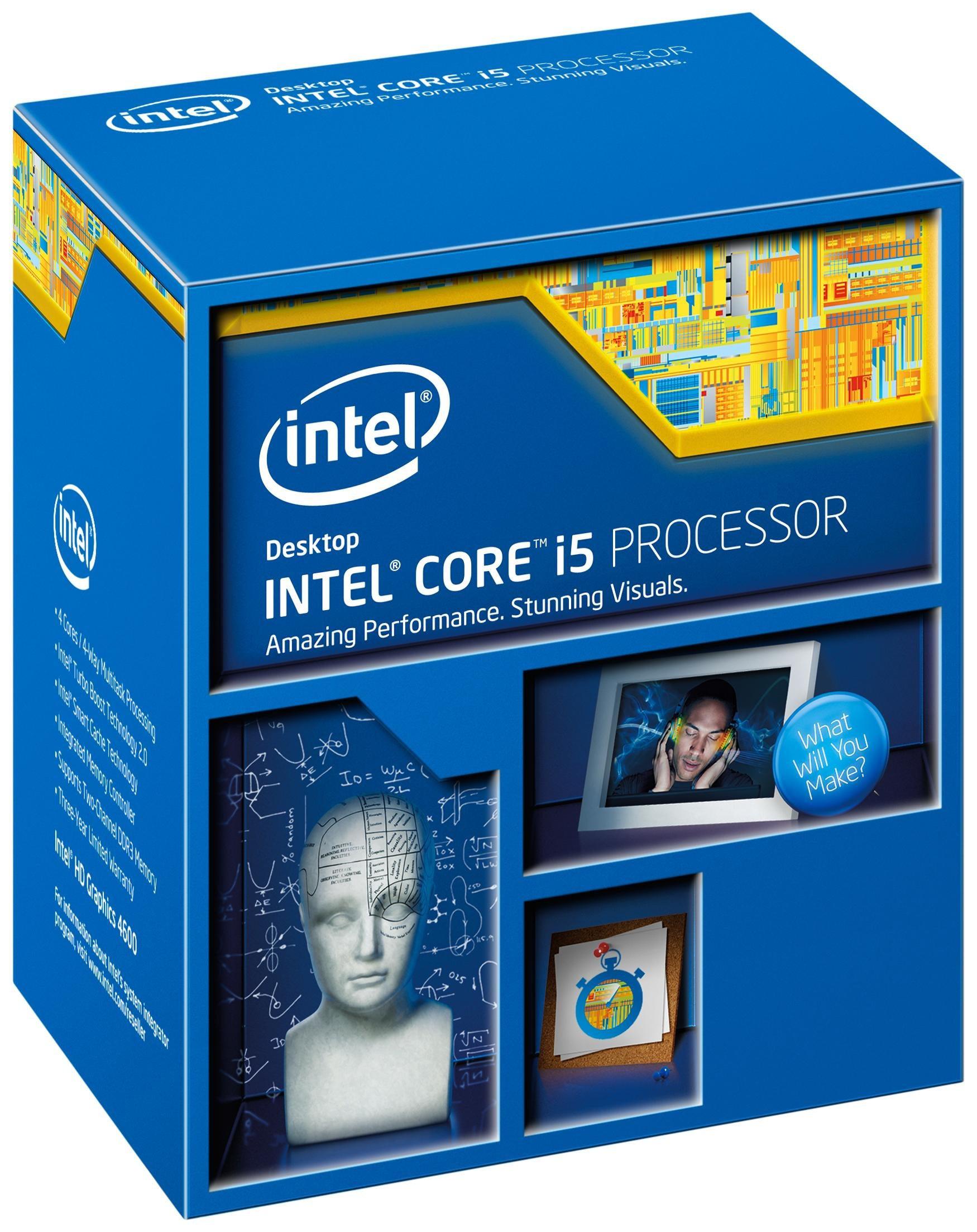 Intel Core i5 i5-4500 i5-4590 Quad-core (4 Core) 3.30 GHz Processor - Retail Pack BXC80646I54590