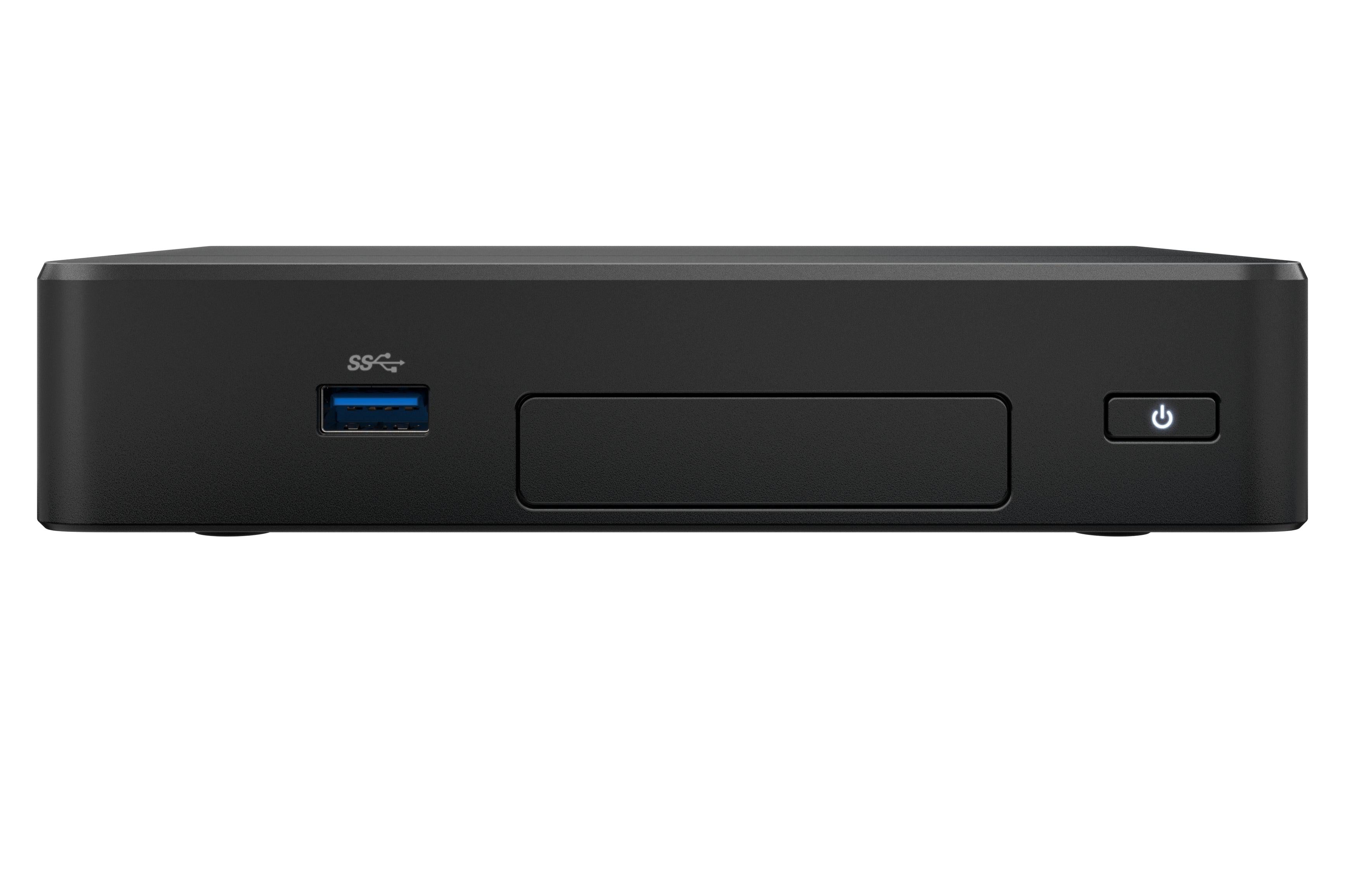 Intel Nuc 8 Rugged Lpddr3-Sdram N3350 Mini Pc Intel® Celeron® N 4 Gb 64 Gb Emmc Black