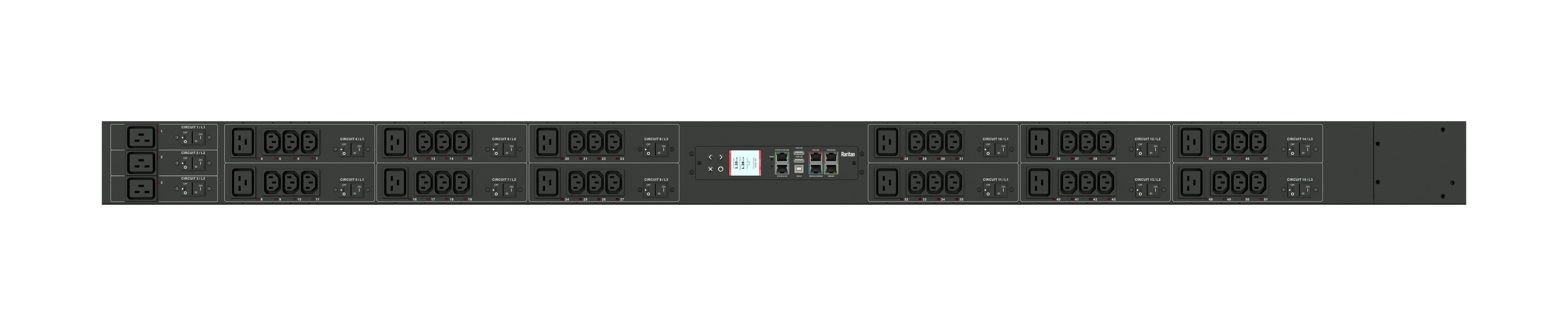 Intelligent Power Distribution Unit - Enterprise Data Center Solutions | Raritan PX3-4068YV-V2