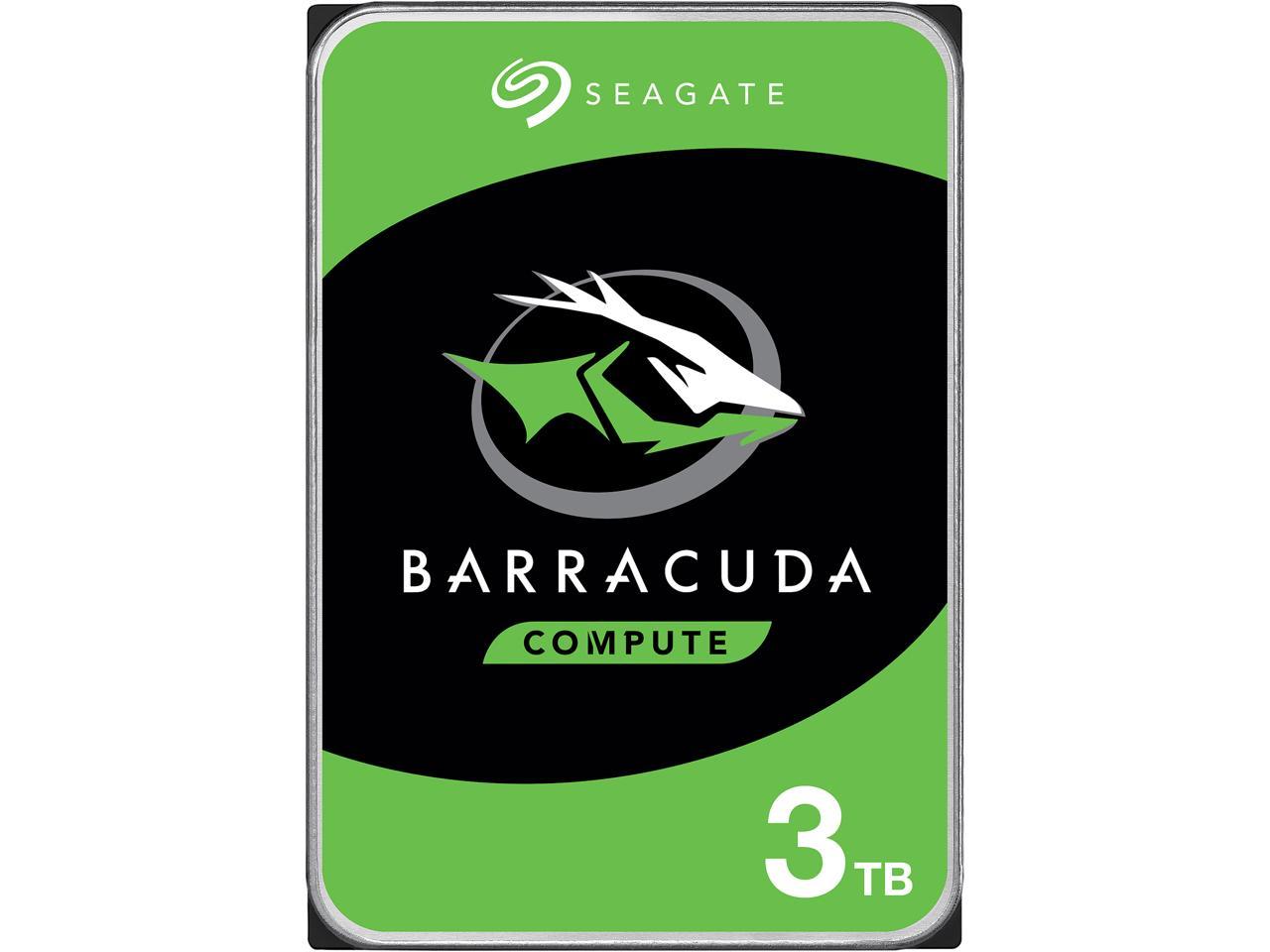 Internal Hard Drive 3TB SATA 6Gb/s - BarraCuda 3.5"Desktop Storage | Seagate ST3000DM007