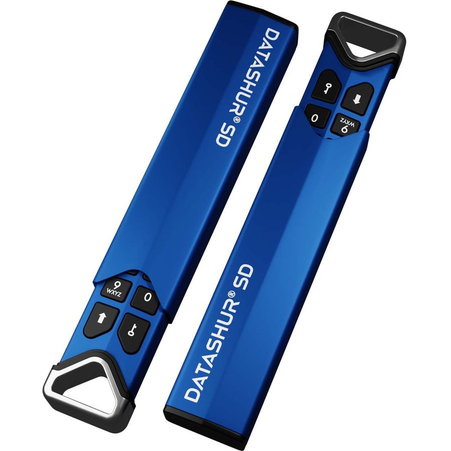 2 PACK iStorage datAshur SD Encrypted USB flash drive with removable iStorage microSD Cards (Sold separately) | password protected | secure collaboration | FIPS compliant | IS-FL-DSD-256-DP