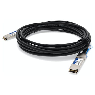Juniper Networks JNP-QSFP-DAC-1MA to Brocade (Formerly) 40G-QSFP-QSFP-C-0101 Comp TAA 40GBase-CU QSFP+ to QSFP+ DAC (Active Twinax, 1m) ADD-QJUQBR-ADAC1M