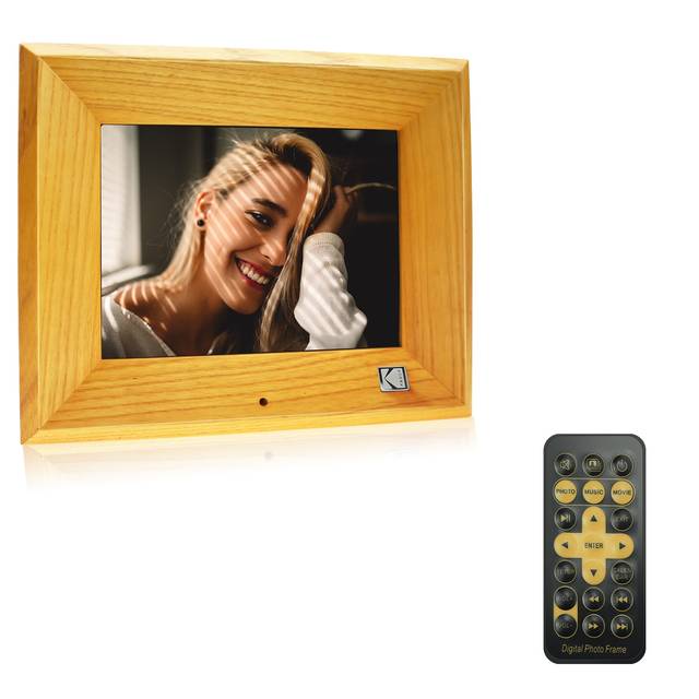 Kodak Rdpf-802W 8 Inch Multi-Function Digital Photo Frame (Burlywood)