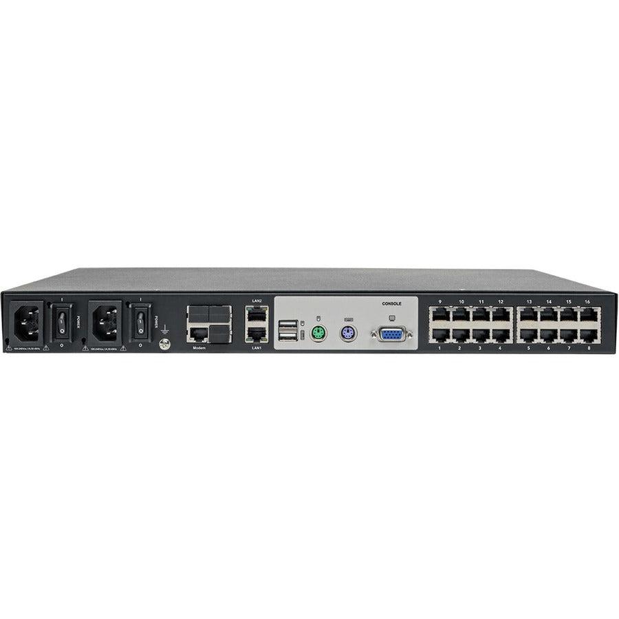 KVM Over IP Switch 16-Port - Virtual Media Server Management | Tripp Lite by Eaton B064-016-01-IPG