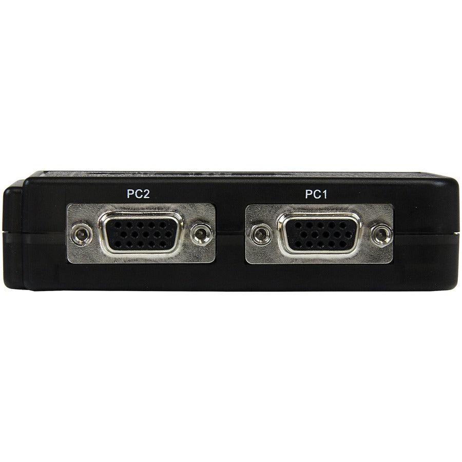 KVM Switch 2 Port - USB VGA Audio Computer Monitor Switch | StarTech.com SV211KUSB