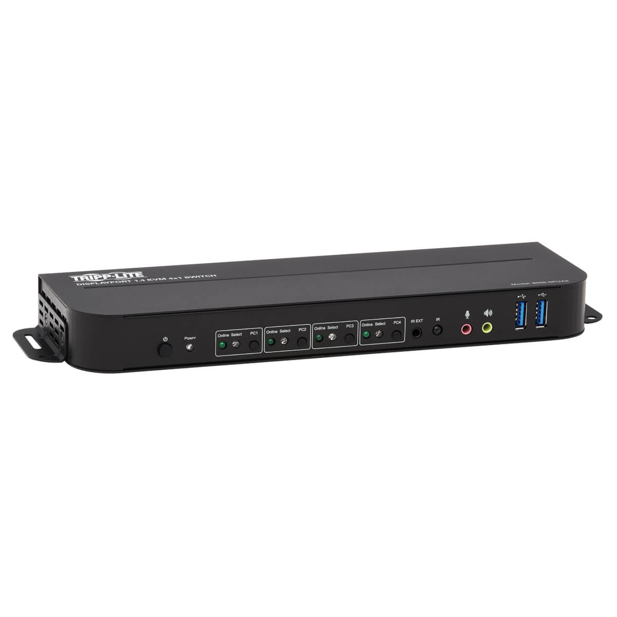 KVM Switch 4 Port DisplayPort - 4K Multi Computer Control | TechSoft B005-DPUA4