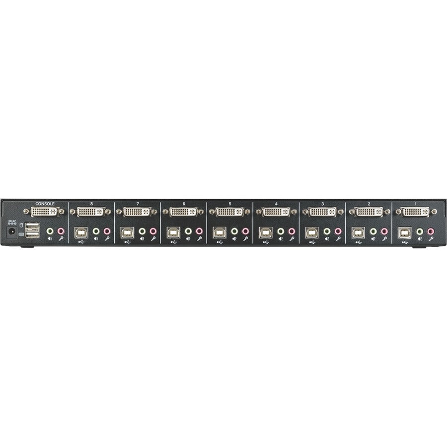 KVM Switch 8-Port 1U Rack Mount - Enterprise Server Control | Tripp Lite by Eaton B043-DUA8-SL