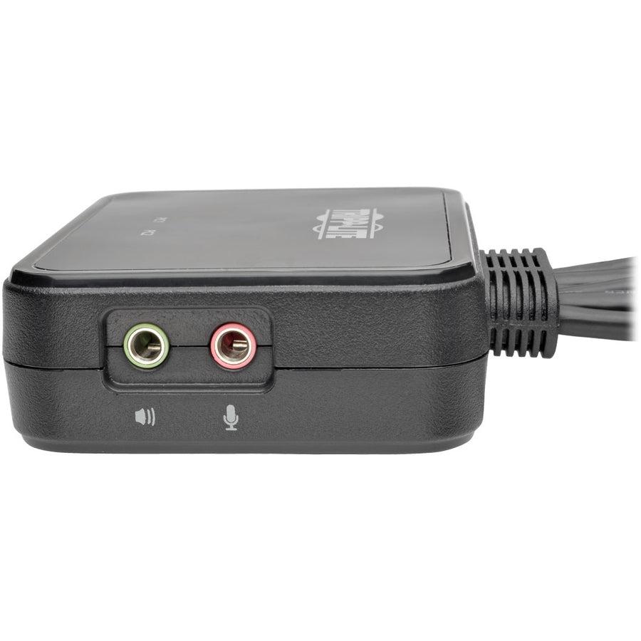 KVM Switch with USB - 2 Port HDMI Audio Video Cable KVM | TechSoft B032-HUA2