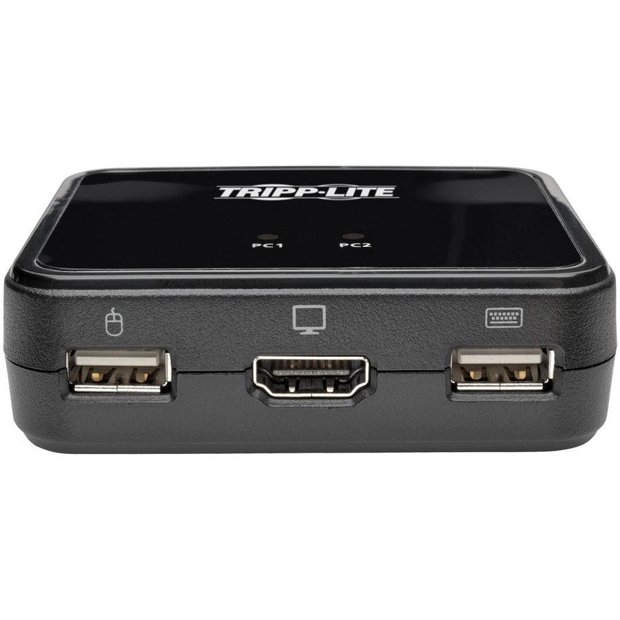 KVM Switch with USB - 2 Port HDMI Audio Video Cable KVM | TechSoft B032-HUA2