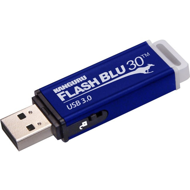 Kanguru FlashBlu30 with Physical Write Protect Switch SuperSpeed USB3.0 Flash Drive ALK-FB30-16G
