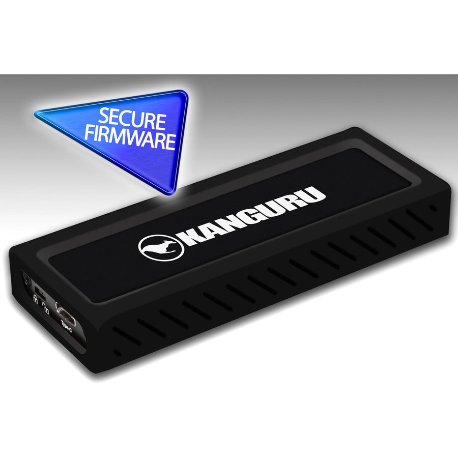 Kanguru UltraLock&trade; USB-C M.2 NVMe SSD, SuperSpeed+ USB 3.1 Gen 2, 250GB U3-NVMWP-250G