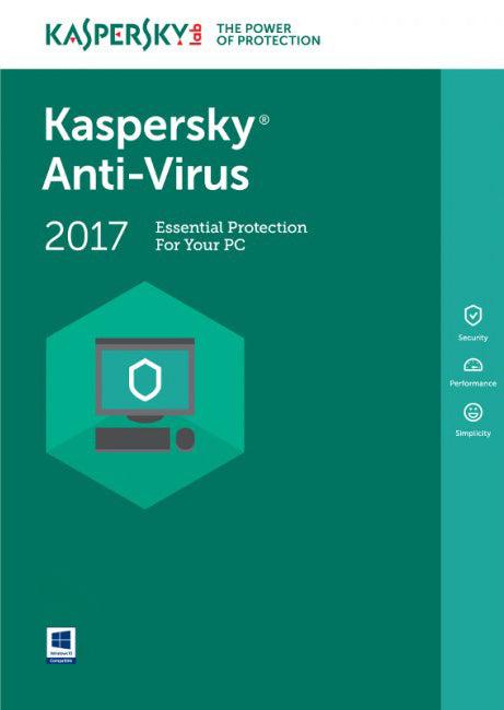 Kaspersky Lab Anti-Virus 2017 5 License(S) Renewal English 2 Year(S)