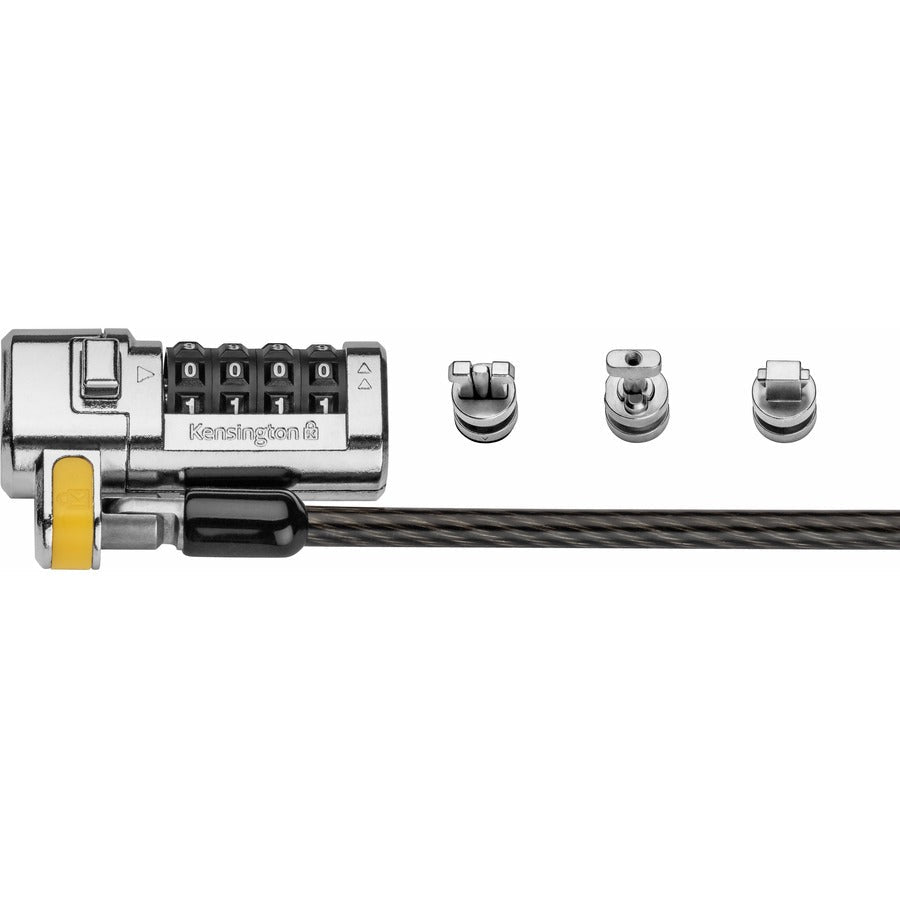 Kensington Clicksafe® 3-In-1 Combination Laptop Lock – Master Coded