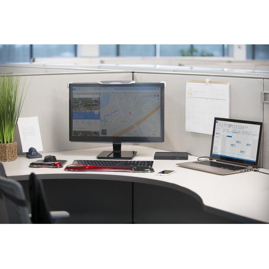 Kensington K62398Am Wrist Rest Gel Black, Red