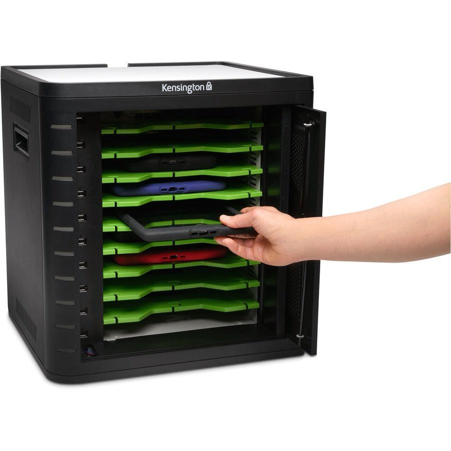 Kensington K67862Am Portable Device Management Cart/Cabinet Portable Device Management Cabinet Black