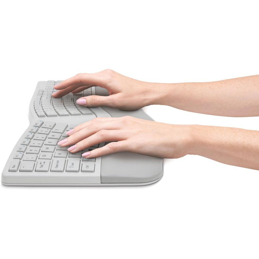 Kensington Pro Fit® Ergo Wireless Keyboard And Mouse—Gray