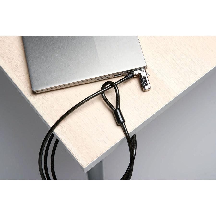 Kensington Slim Combination Ultra Cable Lock For Standard Slot