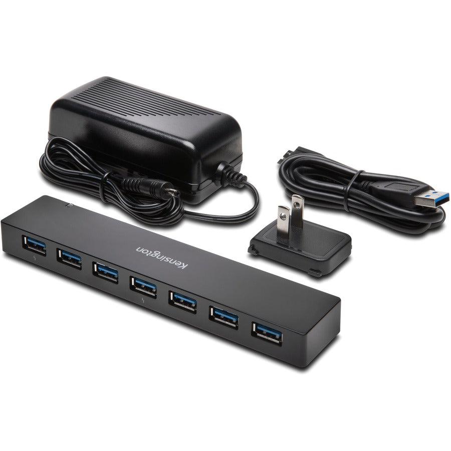 Kensington Uh7000C Usb 3.2 Gen 1 (3.1 Gen 1) Micro-B 5000 Mbit/S Black