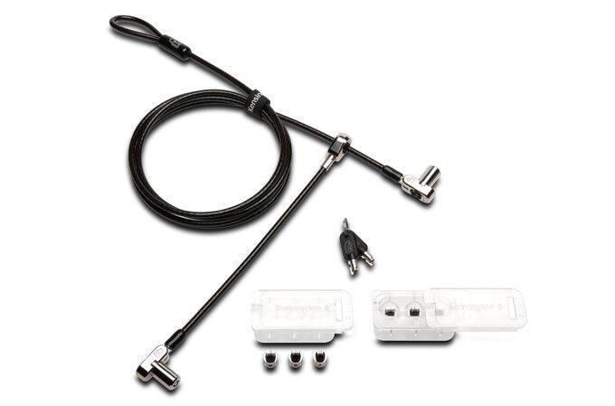 Kensington Universal 3-In-1 Keyed Cable Lock With Twin Lockheads