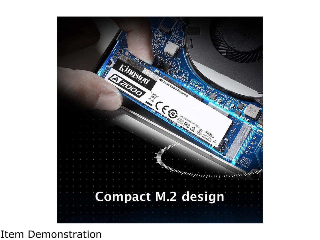 Kingston A2000 1Tb M.2 Pcie Gen 3.0 X 4 Lanes Solid State Drive (3D Tlc Nand)