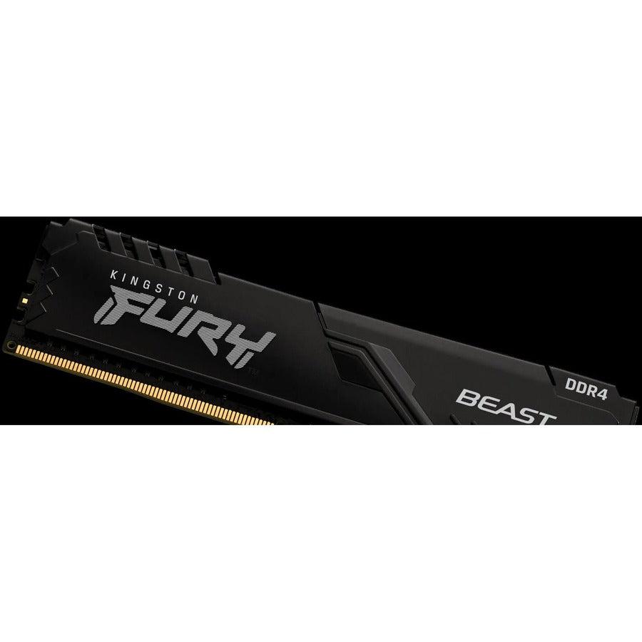 Kingston Fury Beast Black Kf432C16Bb/16 Ddr4-3200 16Gb/2Gx64 Cl16 Memory