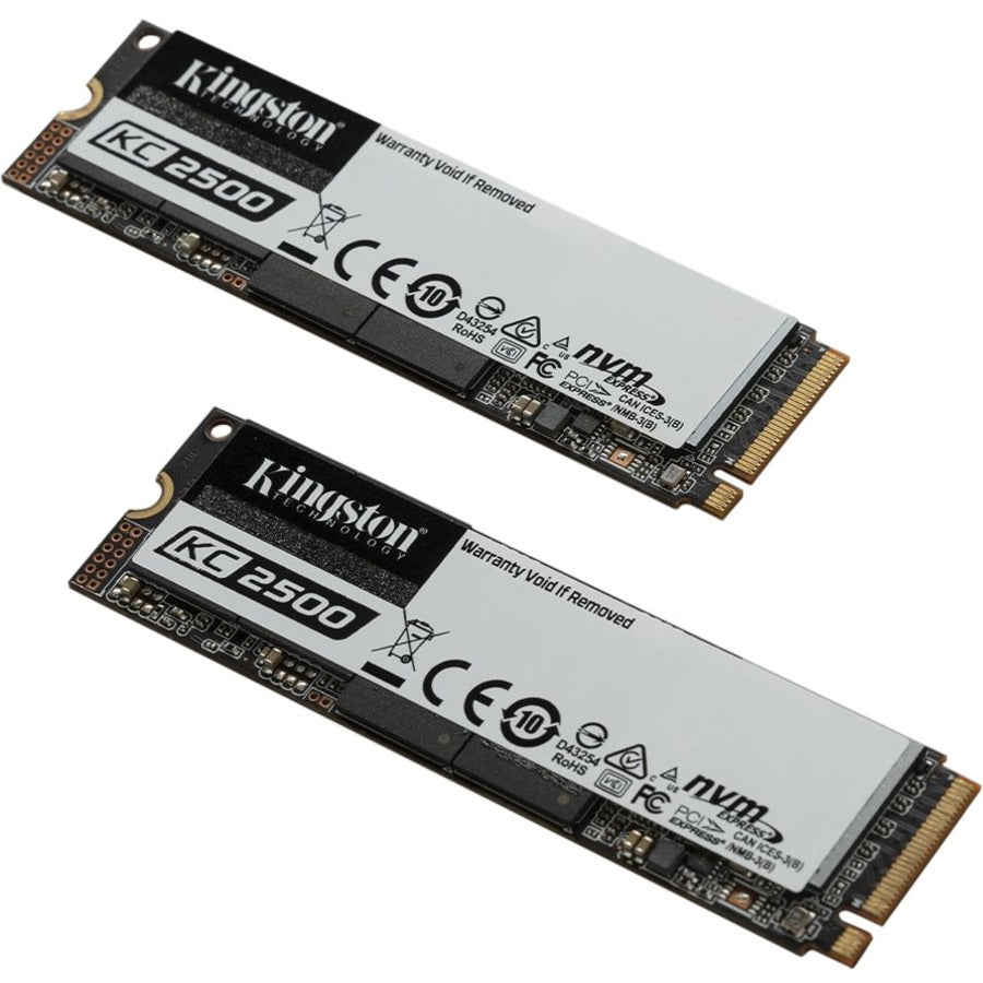 Kingston KC2500 1 TB Solid State Drive - M.2 2280 Internal - PCI Express NVMe (PCI Express NVMe 3.0 x4) SKC2500M8/1000GBK