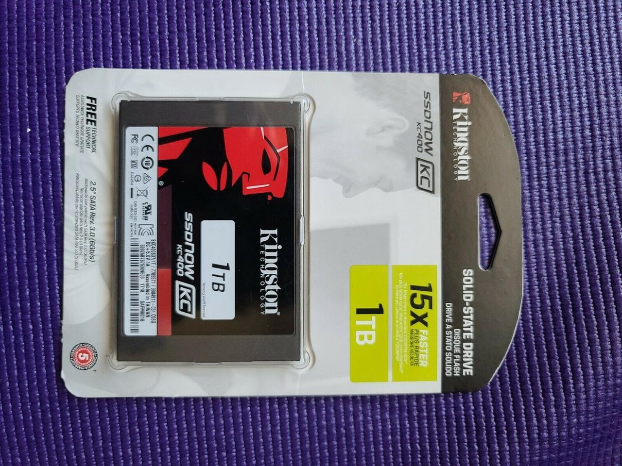 Kingston Ssdnow Kc400 Skc400S3B7A/1T 2.5" 1Tb Sata Iii Business Solid State Disk