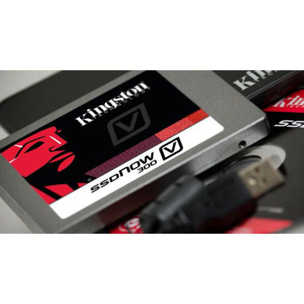 Kingston SSDNow V300 240 GB Solid State Drive - 2.5 Internal - SATA (SATA/600) - Black" SV300S37A/240G