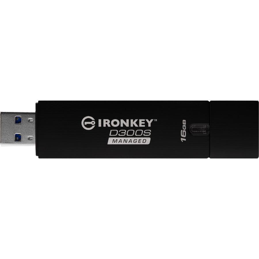 Kingston Technology D300S Usb Flash Drive 16 Gb Usb Type-A 3.2 Gen 1 (3.1 Gen 1) Black