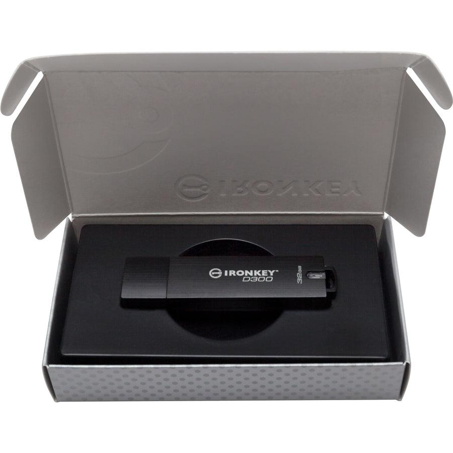 Kingston Technology D300S Usb Flash Drive 32 Gb Usb Type-A 3.2 Gen 1 (3.1 Gen 1) Black