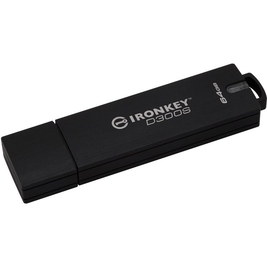 Kingston Technology D300S Usb Flash Drive 64 Gb Usb Type-A 3.2 Gen 1 (3.1 Gen 1) Black