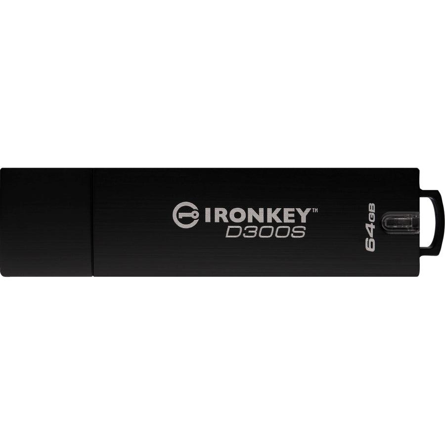 Kingston Technology D300S Usb Flash Drive 64 Gb Usb Type-A 3.2 Gen 1 (3.1 Gen 1) Black